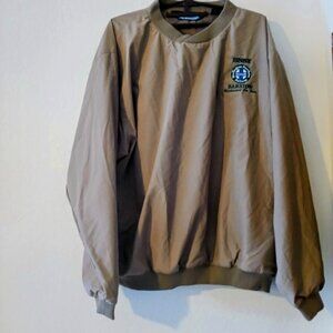 Men‘s Tri-Mountain BSNF Railroad Workwear Barstow Jacket Beige Sz 2XL  RN 88051